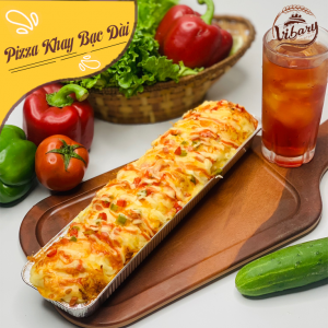 BÁNH PIZZA KHAY BẠC DÀI